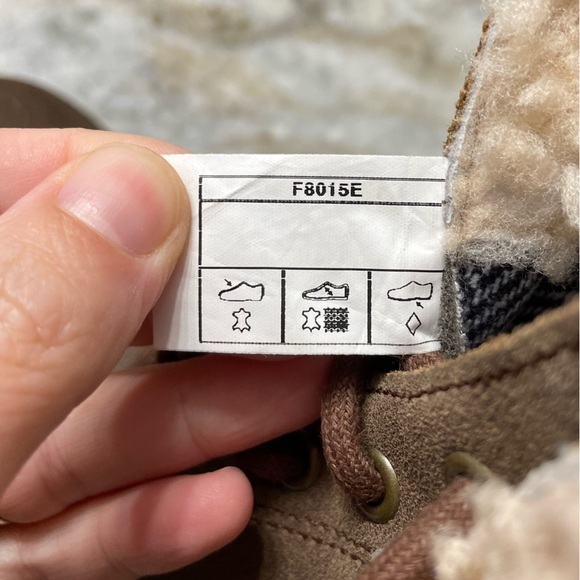 UGG Zea Brown Leather Wedge Boots Women's 9 - Picture 5 of 15